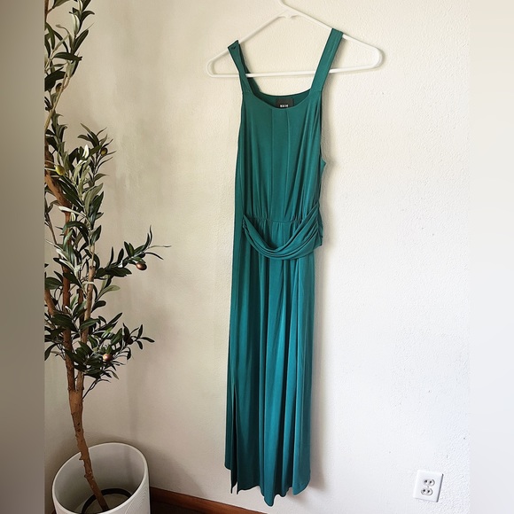 Anthropologie Maeve Azores Midi Dress Women’s Size Small in Turquoise - Picture 2 of 9